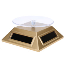 Solar Jewelry Showcase 360 Turntable Rotating Jewelry Watch Ring Display Stand 037 Rack Holder Jewellery Display Stands ELY