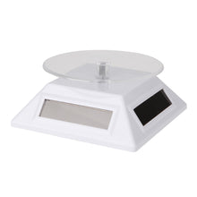 Solar Jewelry Showcase 360 Turntable Rotating Jewelry Watch Ring Display Stand 037 Rack Holder Jewellery Display Stands ELY