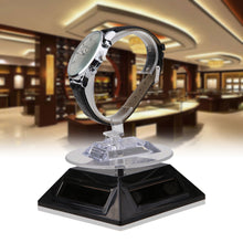 Solar Jewelry Showcase 360 Turntable Rotating Jewelry Watch Ring Display Stand 037 Rack Holder Jewellery Display Stands ELY