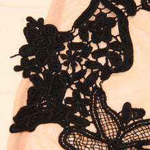 Street V-neck Waist Lantern-sleeve Lace Patchwork Blouse Short Embroidery Mesh Adjusted Blouse Tops 1STL ELY