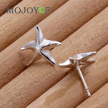 Stud Earring Wedding Star Shapes Earrings Sterling Silver Star Stud Earrings supplies earrings ELY