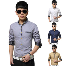 Stylish Men's Long Sleeve Dress Business Formal Shirts Slim Fit Tops Trendy 1STL ELY