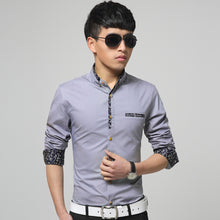 Stylish Men's Long Sleeve Dress Business Formal Shirts Slim Fit Tops Trendy 1STL ELY
