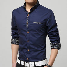 Stylish Men's Long Sleeve Dress Business Formal Shirts Slim Fit Tops Trendy 1STL ELY