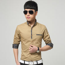 Stylish Men's Long Sleeve Dress Business Formal Shirts Slim Fit Tops Trendy 1STL ELY