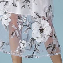 Dress in Organza Clothing Dress Fairy Printing Temperament Sleeveless Dresses 1STL ELY