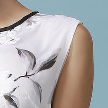 Dress in Organza Clothing Dress Fairy Printing Temperament Sleeveless Dresses 1STL ELY