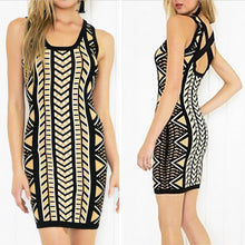 Colourful Bohemian Print Round Collar Dress Sleeveless Vest Printed Beach Dress O-neck Vestidos Femininos ELY