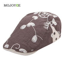 Outdoor Flower Embroidery Berets Caps for Women Casual Peaked Cap 1STL ELY