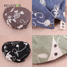 Outdoor Flower Embroidery Berets Caps for Women Casual Peaked Cap 1STL ELY