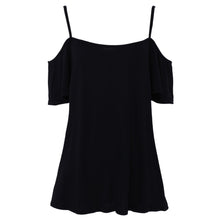 Spaghetti Strap Women Shirts Crop Top Off Shoulder Tops Camisa Femme Loose Casual Camisas Mujer Blouses cropped feminino ELY