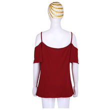 Spaghetti Strap Women Shirts Crop Top Off Shoulder Tops Camisa Femme Loose Casual Camisas Mujer Blouses cropped feminino ELY