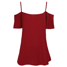 Spaghetti Strap Women Shirts Crop Top Off Shoulder Tops Camisa Femme Loose Casual Camisas Mujer Blouses cropped feminino ELY