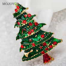 Sunny Multi-Colored Crystal Christmas Tree Brooch Pin Christmas Gift 1STL ELY