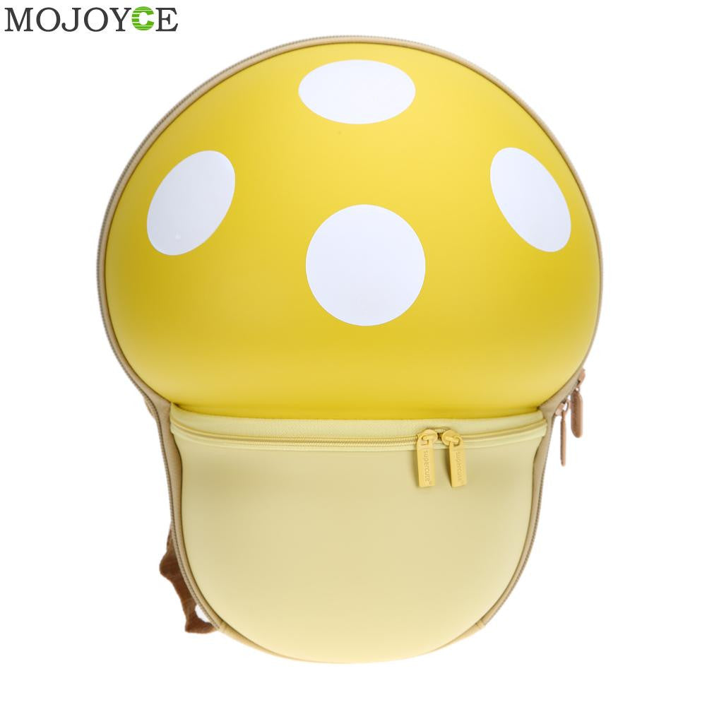 Supercute Kids Mushroom Backpack Cute 3D Cartoon Cover School Bag for Teenage Girls Travel Mini Colorful Backpacks Mochila ELY