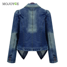 Thick Women Jacket Jean Coat Plus Size Motorcycle Coat Denim Slim Outwear Women Basic Coats Bomber Jacket Denim Jacket ELY