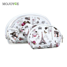Three-piece Transparent Thicken PVC Waterproof Cosmetic Bag Package Make Up Bag Organizer Makeup Case Travel Cosmetic Bag ELY