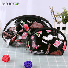 Three-piece Transparent Thicken PVC Waterproof Cosmetic Bag Package Make Up Bag Organizer Makeup Case Travel Cosmetic Bag ELY