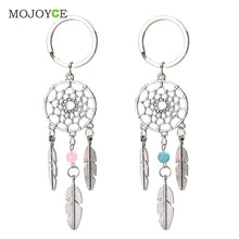 Top Dream Catcher Tone Keychain Silver Ring Feather Tassels Keyring Tassels Keyring Keychain Dreamcatcher11cm Jewelry ELY