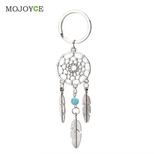 Top Dream Catcher Tone Keychain Silver Ring Feather Tassels Keyring Tassels Keyring Keychain Dreamcatcher11cm Jewelry ELY