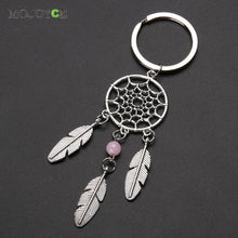 Top Dream Catcher Tone Keychain Silver Ring Feather Tassels Keyring Tassels Keyring Keychain Dreamcatcher11cm Jewelry ELY