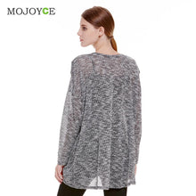 Top Women Long Sleeve Stitch Coats Knit Sweater Cardigans Women Basic Coat ELY