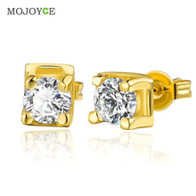 Top Sale Stud Earrings Nickle Free Antiallergic 18K Gold Plated 1STL ELY