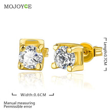 Top Sale Stud Earrings Nickle Free Antiallergic 18K Gold Plated 1STL ELY