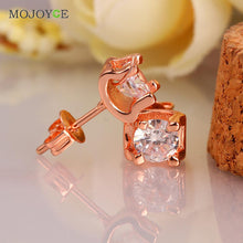 Top Sale Stud Earrings Nickle Free Antiallergic 18K Gold Plated 1STL ELY