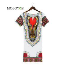 Traditional African Print Dresses Dashiki Dress Short Sleeve Slim Bodycon Women Dress Vintage Vestido De Festa Dashiki for Women ELY