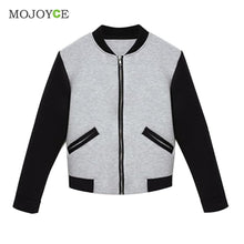 Trendy Bomber Jacket Womenl Coats Baseball Jacket College Casual Jacket Women Outwear Women Basic Coats ELY