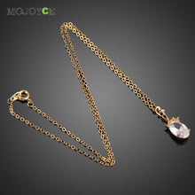 Twinkling Zircon Necklace Lady Crystal Pendant Jewelry Gold Filled 1STL ELY