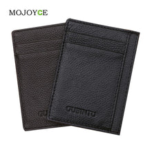Ultra-Slim Leather Card Holder Mini Wallets Bank Credit Card ID Card Holder Case Bag Wallet Holder Money 1STL ELY