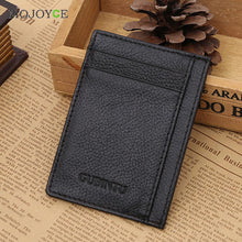 Ultra-Slim Leather Card Holder Mini Wallets Bank Credit Card ID Card Holder Case Bag Wallet Holder Money 1STL ELY