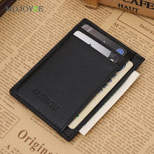 Ultra-Slim Leather Card Holder Mini Wallets Bank Credit Card ID Card Holder Case Bag Wallet Holder Money 1STL ELY