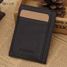 Ultra-Slim Leather Card Holder Mini Wallets Bank Credit Card ID Card Holder Case Bag Wallet Holder Money 1STL ELY