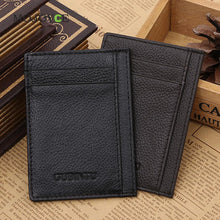 Ultra-Slim Leather Card Holder Mini Wallets Bank Credit Card ID Card Holder Case Bag Wallet Holder Money 1STL ELY