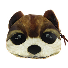 Unique 3D Cat Dog Pattern Purses Noctilucent Cartoon Animals Wallet Character Coin Bags 1STL ELY