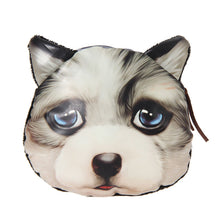 Unique 3D Cat Dog Pattern Purses Noctilucent Cartoon Animals Wallet Character Coin Bags 1STL ELY