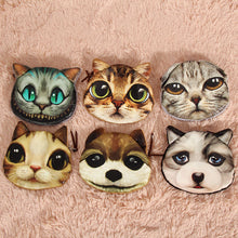 Unique 3D Cat Dog Pattern Purses Noctilucent Cartoon Animals Wallet Character Coin Bags 1STL ELY
