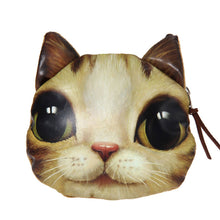 Unique 3D Cat Dog Pattern Purses Noctilucent Cartoon Animals Wallet Character Coin Bags 1STL ELY