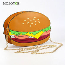 Unique Cartton Crossbody Bags for Women Hamburger French Fries Popcorn Shape Shoulder Messenger Bags Handbag Bolsas Femininas ELY