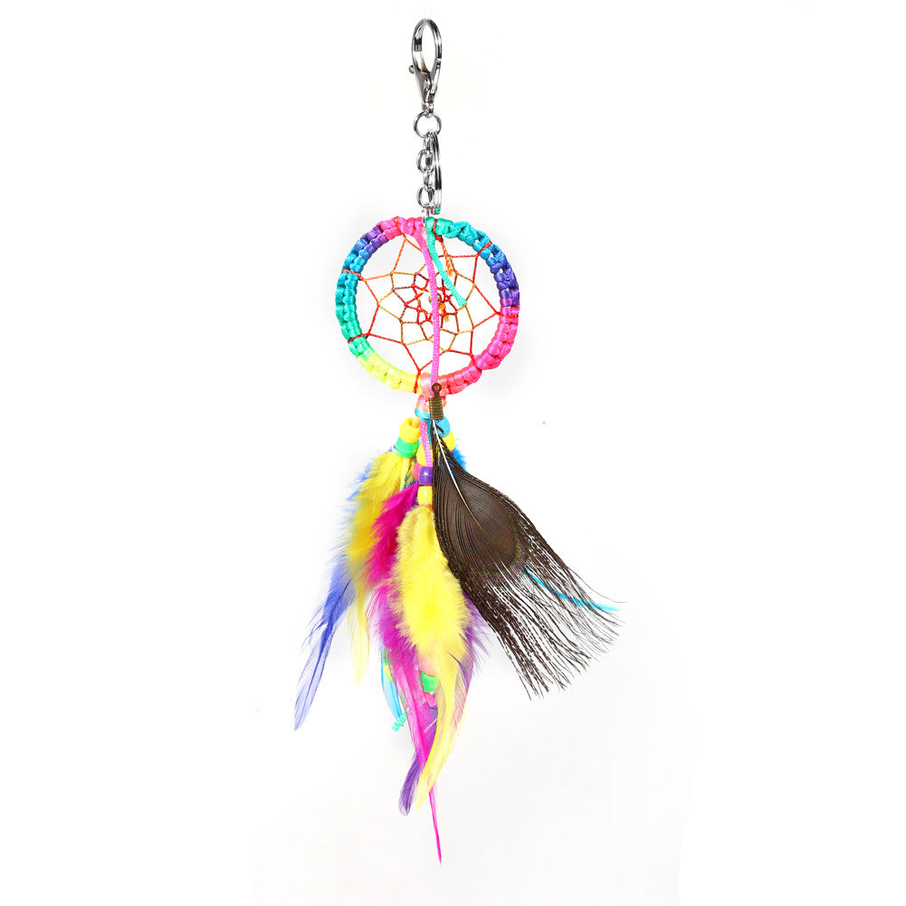 Unique Handmade Dream Catcher Keyring Keychain Craft Gift Jewelry 1STL ELY