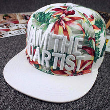 Cap Snapback Black White Cap Men Women Adjustable Baseball Cap Hip Hop Hat Floral Flat Peak Hat Gorras Planas Hip Hop ELY