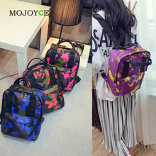 Daypacks Canvas Backpack Camouflage School Bags for Teenager Girls Travel Women Bag Rucksack Mochila Schoolbag ELY