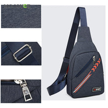 Men Women Messenger Bags Cross Body Shoulder Chest Bags Casual Travel Hiking Nylon Chest Bag ELY