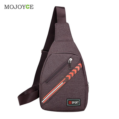 Men Women Messenger Bags Cross Body Shoulder Chest Bags Casual Travel Hiking Nylon Chest Bag ELY