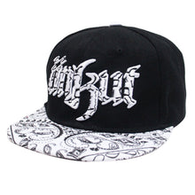 Men Women Adjustable Snapback Hip-pop Cap Baseball Hats Black 1STL ELY