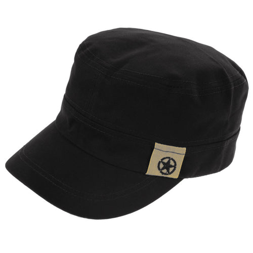 Men Women Army Cadet Plain Hat Military Star Adjustable Army Visors ELY
