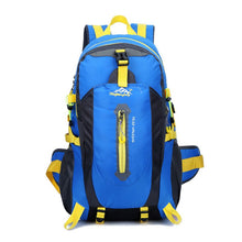 Nylon Waterproof Climbing Bag Women Men Professional Mountaineering 40L Capacity Backpack ELY